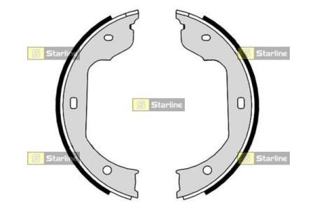 Гальмівні колодки барабанні STARLINE BC 09110