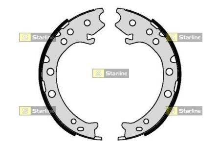 Гальмівні колодки барабанні STARLINE BC 09420