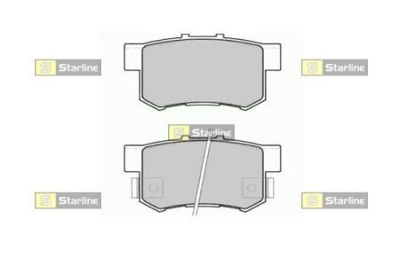 Тормозные колодки дисковые STARLINE BD S519 (фото 1)