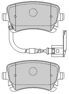 Тормозные колодки дисковые STARLINE BD S826P (фото 1)