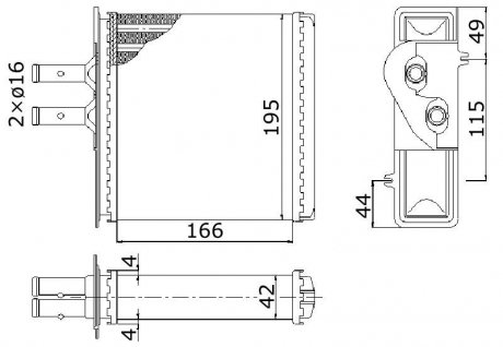 Радиатор отопления STARLINE FTA6150