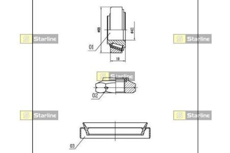 Подшипник колесный STARLINE LO 00918