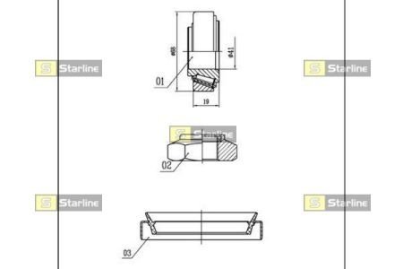 Підшипник колісний STARLINE LO 00919