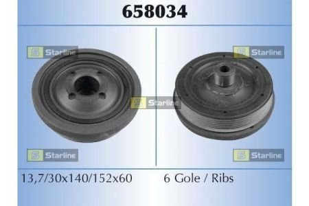 Шкив ремня STARLINE RS 658034