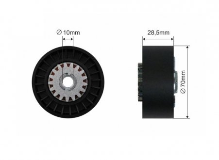 Натяжной ролик STARLINE RS X00144P (фото 1)