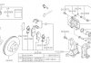 Скоба супорта переднього правого SUBARU 26225AG080 (фото 1)