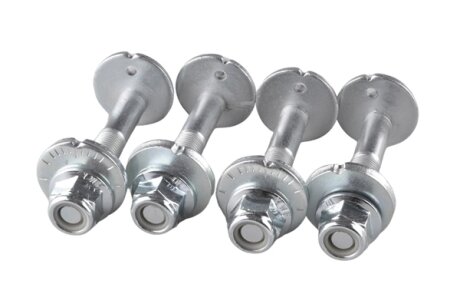 Комплект болтів з шестигранною головкою з чорного металу в наборі з гайками TEDGUM TED54791