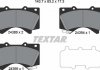 Тормозные колодки дисковые перед. Toyota Land Cruiser 200 4.5D,4.7I 08- TEXTAR 2438601 (фото 2)