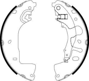 Комплект гальмівних колодок TEXTAR 91088600