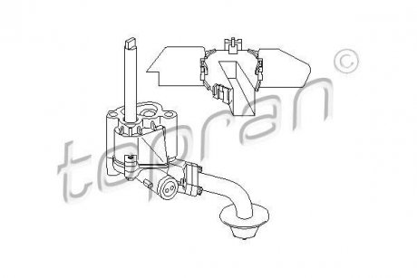 Масляный насос TOPRAN / HANS PRIES 100 257