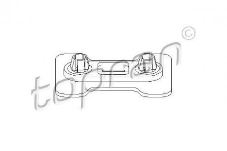 Кронштейн, буфер TOPRAN / HANS PRIES 103090