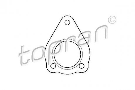 Прокладка, труба вихлопного газу TOPRAN / HANS PRIES 107440