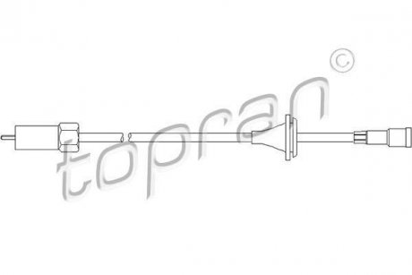 Трос спідометру TOPRAN / HANS PRIES 202220