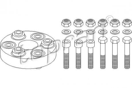 Муфта TOPRAN / HANS PRIES 400249