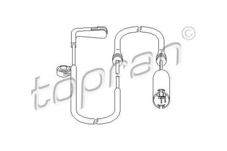 Датчик износа тормозных колодок TOPRAN / HANS PRIES 500667