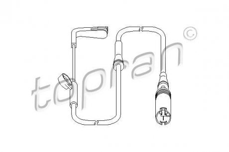 Датчик износа тормозных колодок TOPRAN / HANS PRIES 500993