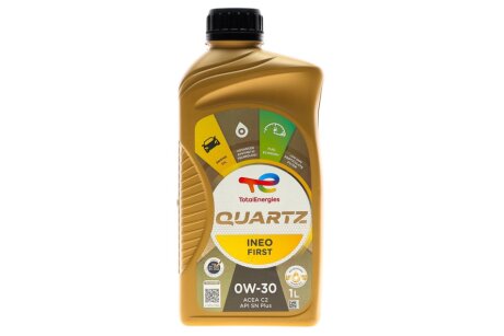 Олива моторна Quartz Ineo First 0W30 (1 Liter) TOTAL 213830