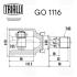 ШРУС внутрішній Colt 1.1/1.3/1.5 (04-) (нар:33/вн:21) Trialli GO 1116 (фото 2)