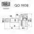 ШРУС Toyota Corolla E120 (01-)/Corolla E150 (07-) 1.8i MT(н26/вн24/abs48) (наруж.) (GO 1908) Trialli GO1908 (фото 3)