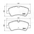 Колодки тормозные Ford Transit (13-) задн диск (в компл. с датчиком, 1шт.) (PF 4392) Trialli PF4392 (фото 3)