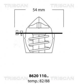 Термостат TRISCAN 862011088 (фото 1)