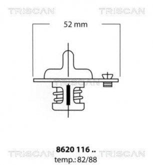 Термостат TRISCAN 8620 11688