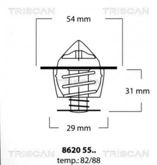 Термостат TRISCAN 86205588