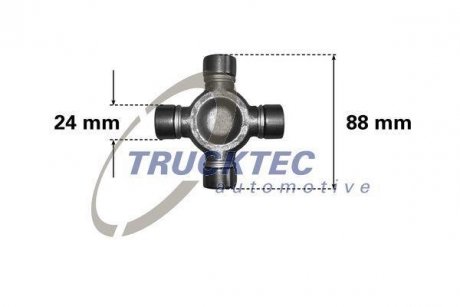 Хрестовина шарнірного вала TRUCKTEC 02.34.042