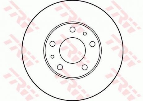 Диск тормозной TRW DF2728 (фото 1)