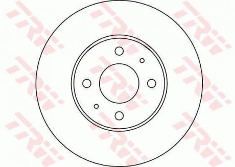 Диск тормозной TRW DF4024