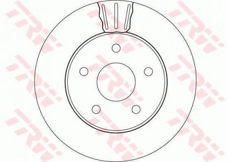 Гальмівний диск TRW DF4170