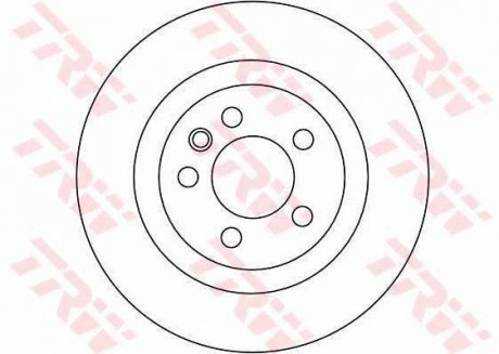 Диск тормозной TRW DF4343S