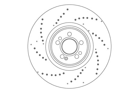 Гальмівний диск TRW DF4598S