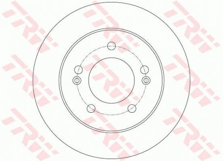 Диск тормозной TRW DF6144