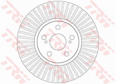 Диск гальмівний TRW DF6234