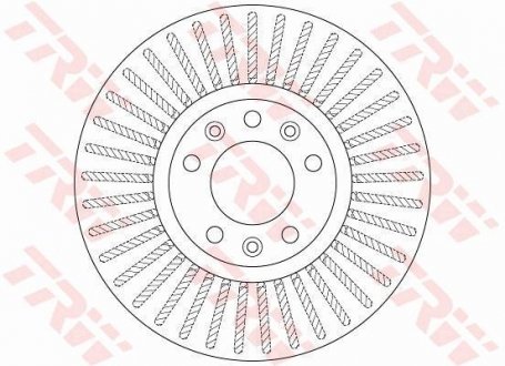 Диск тормозной TRW DF6419