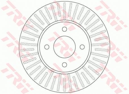 Диск тормозной TRW DF6430 (фото 1)