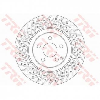 Диск тормозной TRW DF6433S