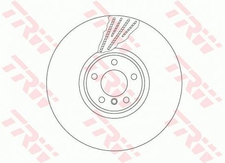 Диск тормозной TRW DF6618S (фото 1)