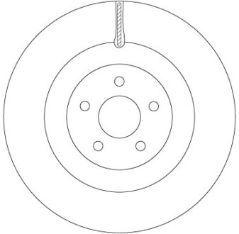 Гальмівний диск TRW DF6871