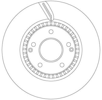 Гальмівний диск TRW DF6884S