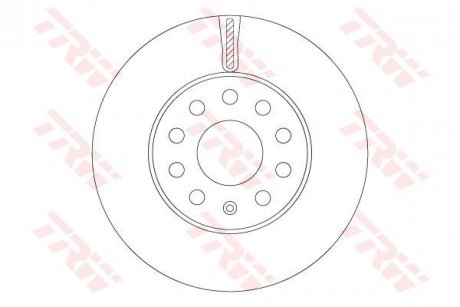 Диск гальмівний TRW DF6903S