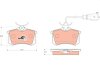 Колодки тормозные FORD (Europe) - SEAT - VOLKSWAGEN Galaxy/Galaxy Van/Alhambra/Alhambra Van TRW GDB1415 (фото 1)