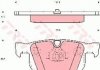 Комплект гальмівних колодок, дискове гальмо TRW GDB1499 (фото 1)