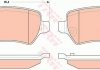 Комплект гальмівних колодок, дискове гальмо TRW GDB1831 (фото 1)