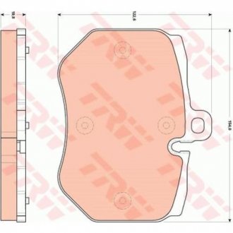 Колодки гальмівні дискові TRW GDB1848