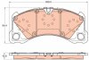 Гальмівні колодки, дискові TRW GDB2052 (фото 1)