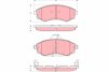 Комплект тормозных колодок, дисковый тормоз TRW GDB3283 (фото 1)
