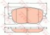 Комплект тормозных колодок из 4 шт. дисков TRW GDB3628 (фото 2)