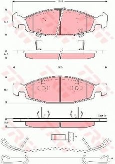 Колодки тормозные TRW GDB4120